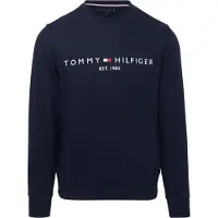 Tommy Hilfiger Herren Pullover & Cardigans Tommy Logo Sweatshirt - Donkerblauw - Größe S