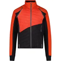CMP Unlimitech Primaloft Hybrid Herren Jacke mit abnehmbaren Ärmeln orange 52