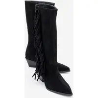 Forever & Always Orlo Lederstiefel mit Fransen im Western-Stil (Damen)