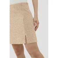 Hiccups for Kids Hochtaillierter Mini-Tweed-Rock mit Schlitz