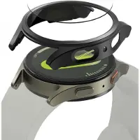 Ringke - Slim + Screen Protector - Samsung Galaxy Watch7 40mm - Titanium Black