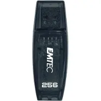 Emtec Color Mix C410 - USB-Flash-Laufwerk - 256 GB - USB 3.0 - Schwarz