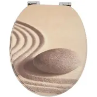SINOBATH WC-Sitz mit Absenk-Automatik Stein im Sand