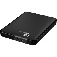 Western Digital WD Elements Portable, 1 TB, 2.5", 3.2 Gen 1 (3.1 Gen 1), Schwarz
