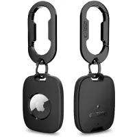 Tech-Protect Schutzhülle / Schlüsselanhänger für Apple AirTag, Velar, Schwarz