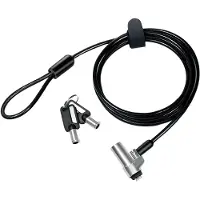 Logilink NBS013, 1,8 m, Schlüssel, Schwarz, Silber
