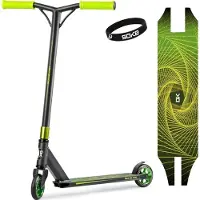 Soke PRO Stunt-Scooter Gelb und Grün