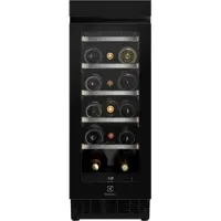 Electrolux EWUS018B7B, Integriert, 18 Flasche(n), G, Innenbeleuchtung, Schwarz, Schwarz
