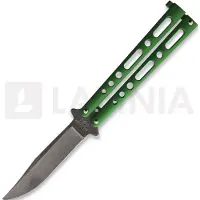 Bear & Son Butterfly Green Stonewash Taschenmesser