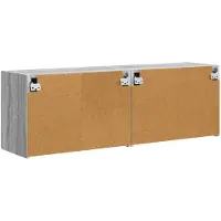 vidaXL TV-Wandschrank 2 pcs Graues Sonoma 59,5 x 31 x 40 cm