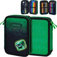 Astrabag PIXEL HERO Doppeldecker-Federtasche mit Mine, AC21, 503024056