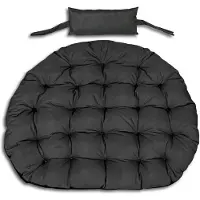 AIO Factory Gartenkissen 120 cm für Hängesessel Storchennest, wasserdicht, schwarz
