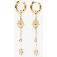 Sissy-Boy Gold-plated Ohrringe Mit Sonnen-Anhängern