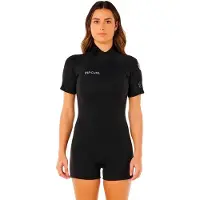Rip Curl Trad 2/2 Mm Spring Fl Damen-kurzarm-shorty Mit Rückenreißverschluss