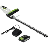 TRUTZHOLM Akku Heckenschere 20V 2.0 Ah 52 cm Schnittlänge mit Akku und Schnellladegerät