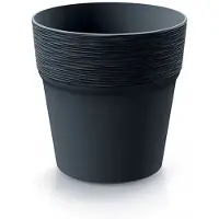 Prosperplast - FURU Topf - 12,2 x 12,2 x 12,2 cm in Anthrazitfarbe