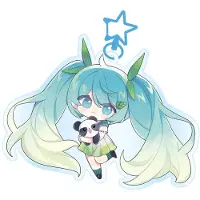 POPbuddies Hatsune Miku Acryl Schlüsselanhänger Kawaii Spring Time