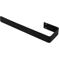 LuxeBath Handtuchhalter 30 cm, Handtuchstange für Bad Küche, Badetuchhalter aus Stahl, Schwarz, Wandmontage, Geschirrtuchhalter, Wandhalter Handtücher