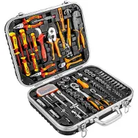 Neo Tools 108 tlg VDE Isolierter Schraubendreher Schraubenzieher Satz inkl.Spannungsprüfer Schlitz & PH & PZ Set