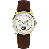 Jacques Lemans Armbanduhr Derby Sport Brown Gold
