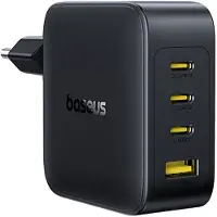 Baseus EnerFill FH11 Netzladegerät 140W, 3x USB-C, USB-A, Schwarz