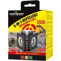 Weitech 3 In 1 Ultraschall-nagetiervertreiber