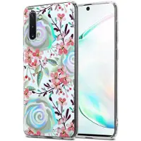 Cadorabo IMD TPU Bunte Blumen & Blätter Cover