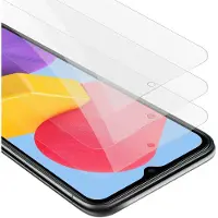 Cadorabo 3x Tempered Schutzglas für Samsung Galaxy M13 4G