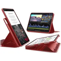 ESR für iPad Pro 11 Zoll Hülle 2024 5. Generation (M4) Drehbare Hülle mit abnehmbarer magnetischer Abdeckung Verstellbarer Hoch-/Querformat-Ständ