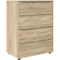 vidaXL Stauraumschränke Sonoma-Eiche 80 x 48 x 105 cm Holzwerkstoff