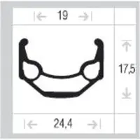 Cordo Vorderrad Edelstahl Shim 19-622