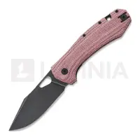 GiantMouse ACE Grand M390 Red Canvas Micarta Taschenmesser