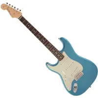 Fender Hergestellt in Japan Traditioneller 60er-Jahre- Stratocaster linkshändig RW Lake Placid Blue