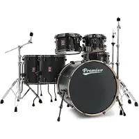 Premier Artist 22" 6-teiliges Classic Rock Drum Kit Matte Black