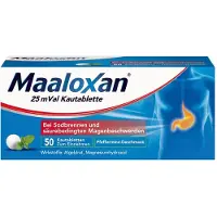 A. Nattermann & Cie GmbH Maaloxan 25 mVal Kautabletten 50 St