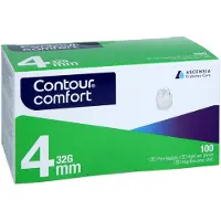 Ascensia Diabetes Care Deutschland GmbH Contour Comfort Pen-nadeln 32 G 4 Mm 100 St