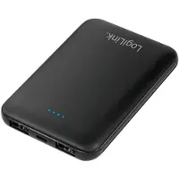 Logilink PA0202, 5000 mAh, Lithium Polymer (LiPo), 10 W, Schwarz