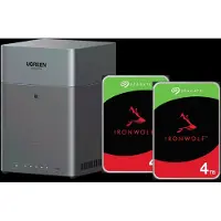 UGREEN NASync DH4300 Plus + Seagate Ironwolf 4 TB Doppelpack