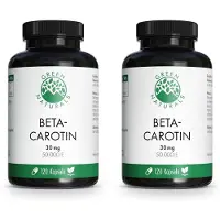 Green Naturals Beta-Carotin 30mg 50.000 I.e. vegan 2x 2x120 St Kapseln