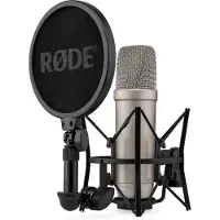 Rode NT1 Gen 5 Vocal-Recording-Pack mit Mikrofonständer Silber