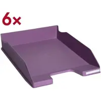 Exacompta 6er-Pack Briefablage »Forever Young« violett