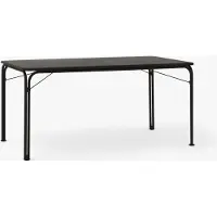&tradition Thorvald SC113 Gartentisch, 160 x 90 cm, schwarz