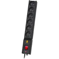 LESTAR LX 610 GA K.:CZ 1,5M schwarze Steckdosenleiste