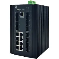 Level One Switch 20x GE IGU-2072 8x 1GbE,8x 2.5GbE SFP sw