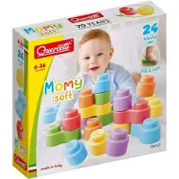 Quercetti Bausatz Momy Soft 24 weiche Steine