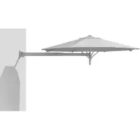 Schneider schirme Schneider Wandschirm 'Muro', grau, ca. Ø 250 cm