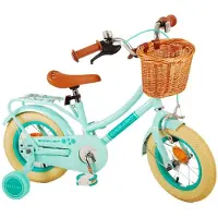 Volare – Kinderfahrrad 12" – Excellent mit Korb Grün