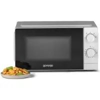 Hisense Gorenje MO20CE1W5, Arbeitsplatte, Solo-Mikrowelle, 20 l, 700 W, Drehregler, Weiß