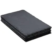 Secret De Gourmet SG-Schieferplatten – 18 x 30 cm – 6er-Set