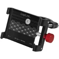 Logilink Fahrrad-Smartphonehalterung fixiert schwarz/rot